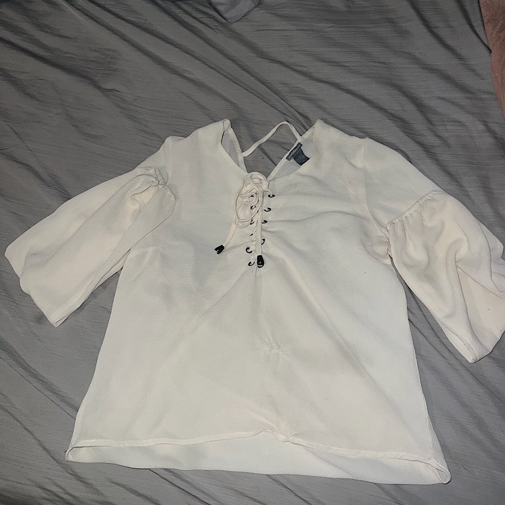 White Long Sleeve Blouse